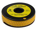 Slide-On Pre-Printed '7' Cable Marker 4mm Reel of 1000 pieces